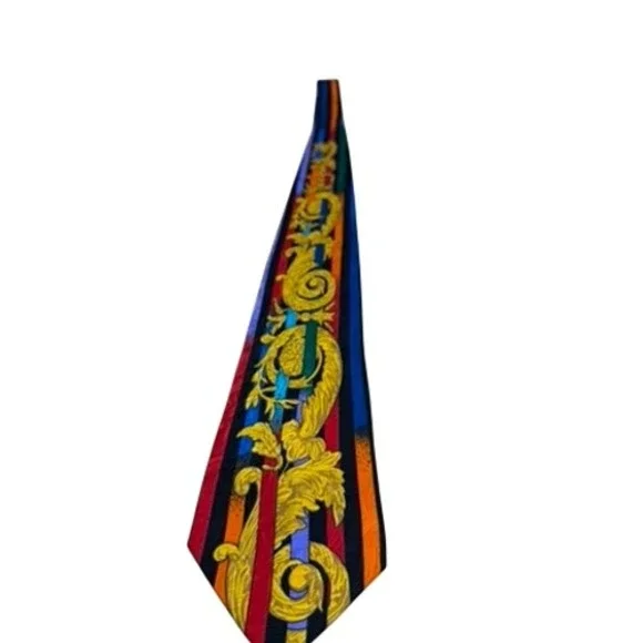 Rush Limbaugh NO BOUNDARIES COLLECTION Men Silk Necktie Bold Stripes Office